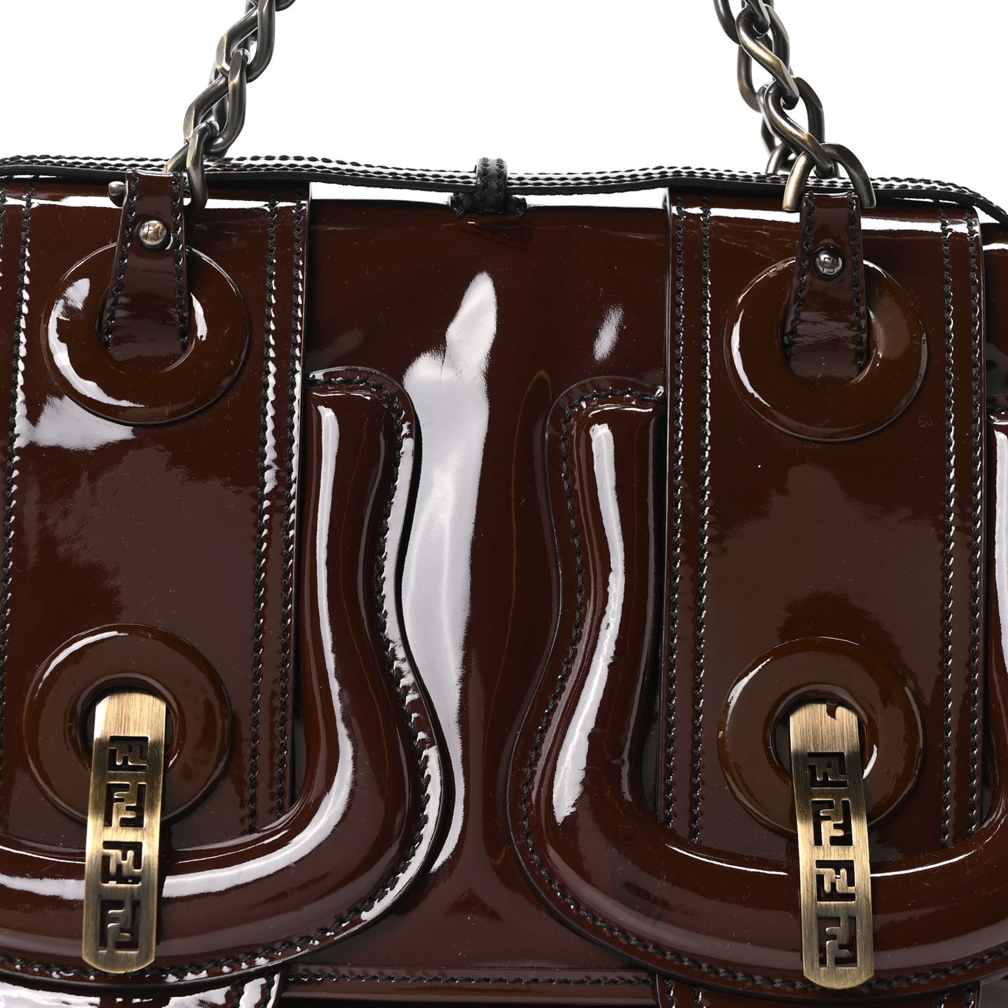 Patent B Bag Osso Marrone