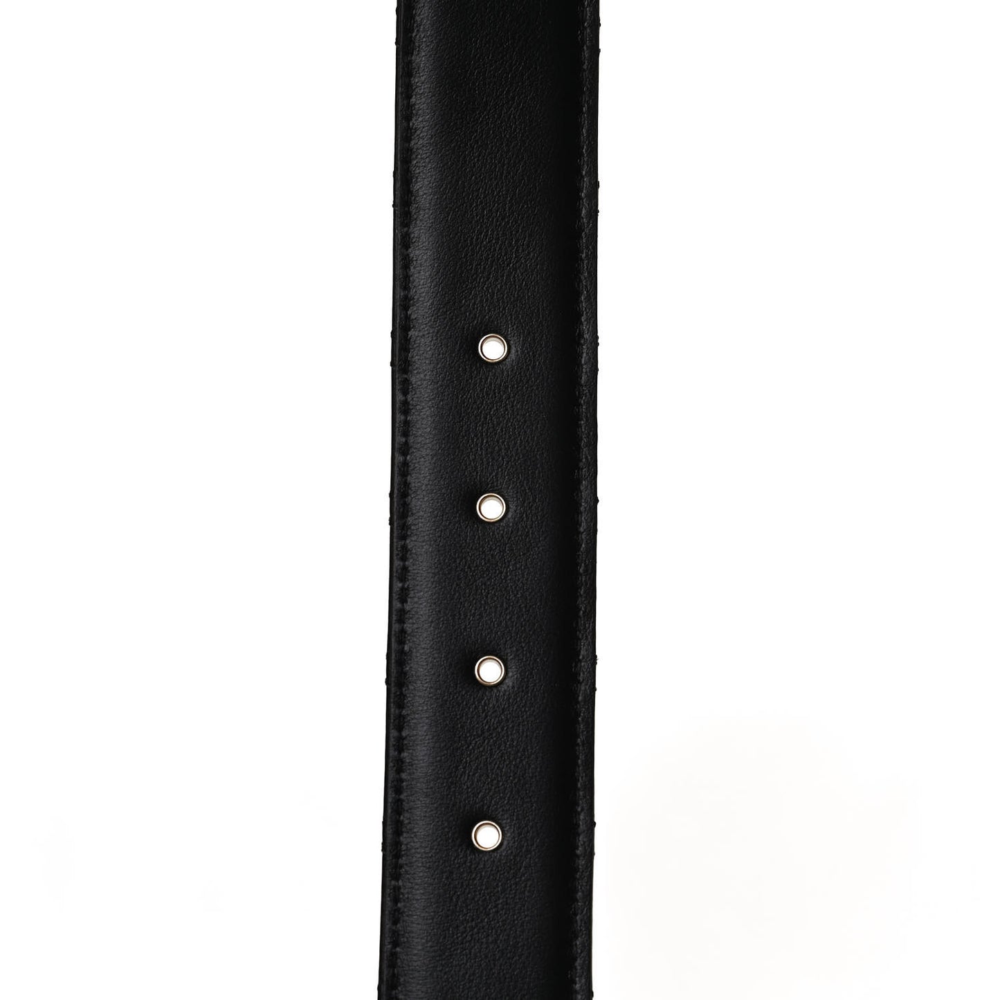 Calfskin Quilted CC Chain Belt 95 38 Black