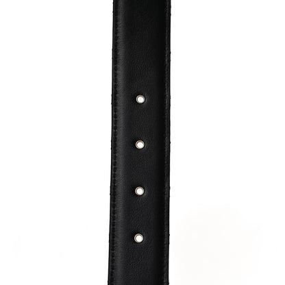 Chanel Calfskin Quilted CC Chain Belt 95 38 Black 5 of 9