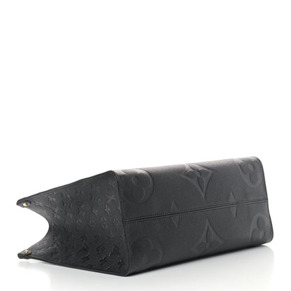Louis Vuitton Empreinte Monogram Giant Onthego MM Black 3 of 7