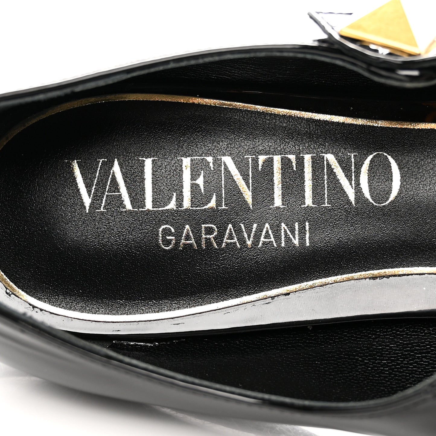 Patent Tiptoe Ballerina Flats 36 Black