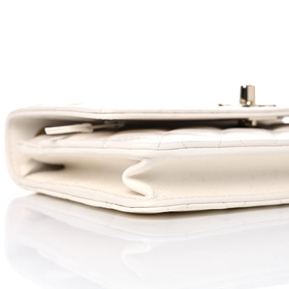 Chanel Lambskin Quilted Trendy CC Wallet On Chain WOC White 9 of 12