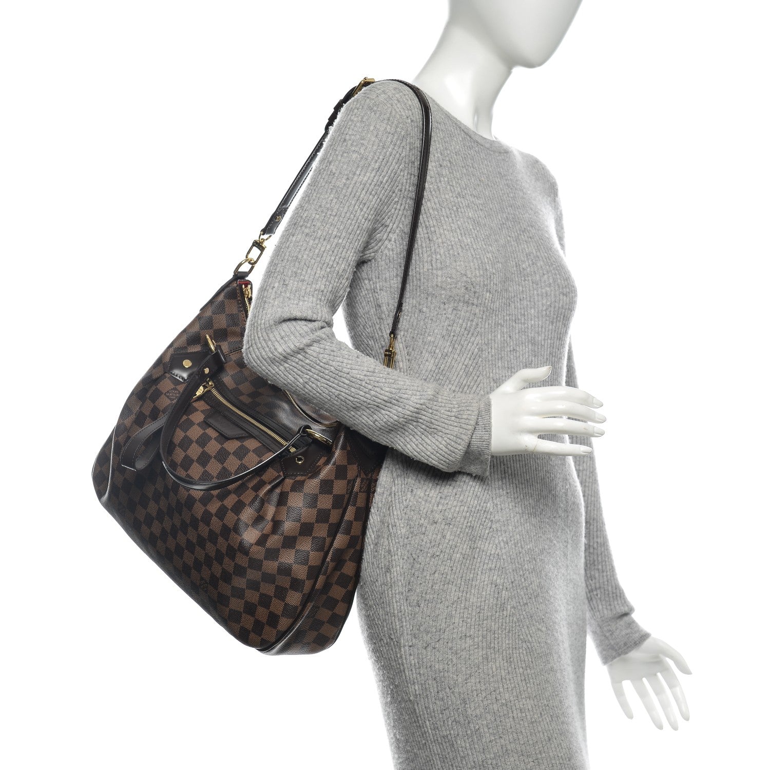 Louis Vuitton Damier Ebene Evora MM 2 of 9