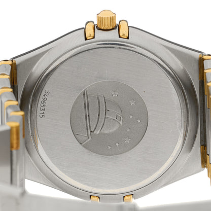 Omega Stainless Steel 18K Yellow Gold 33mm Constellation Quartz Watch White 1312.30 4 of 4