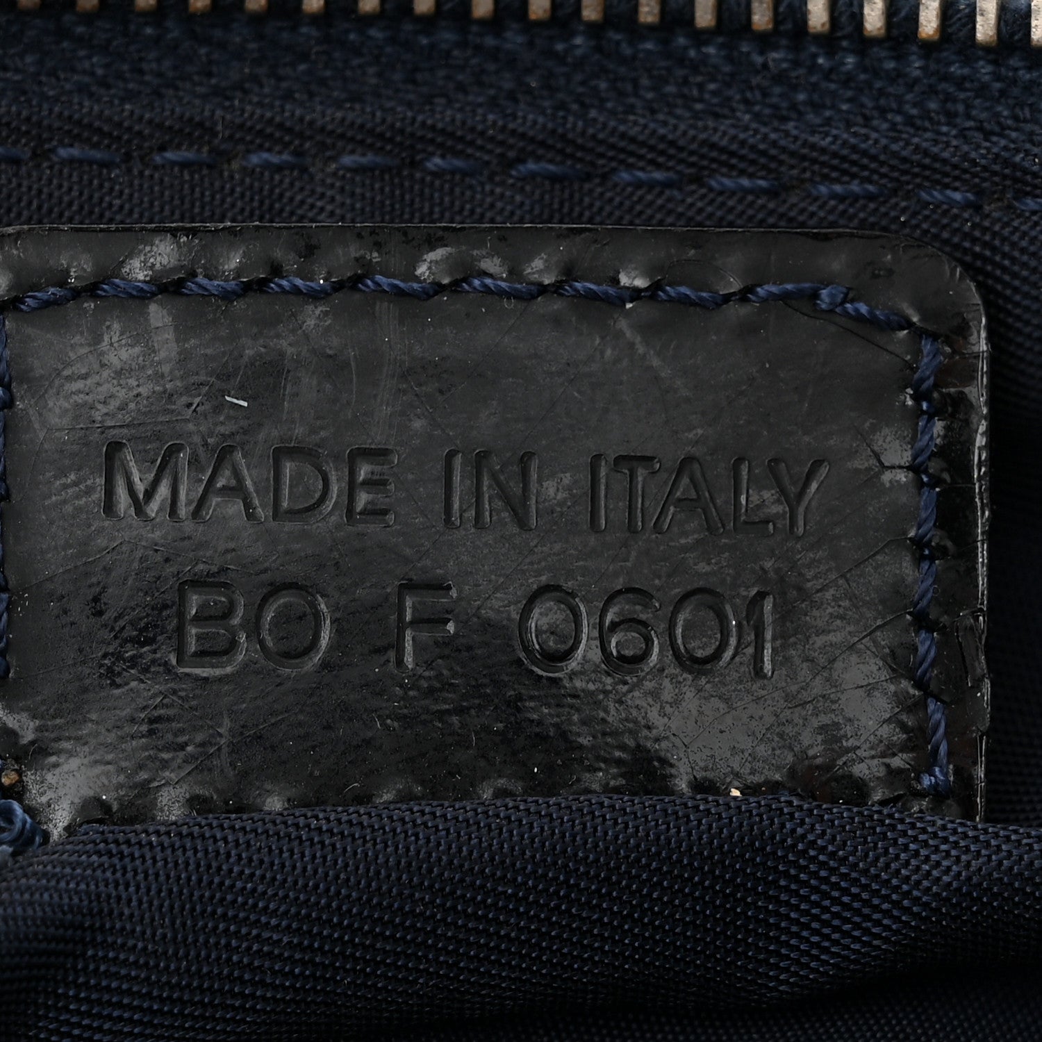 Christian Dior Canvas Dragon Print Mini Saddle Pochette Blue 7 of 10