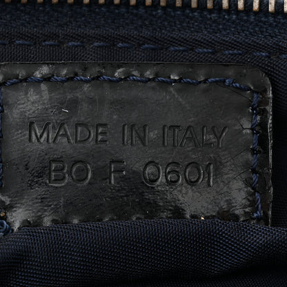 Christian Dior Canvas Dragon Print Mini Saddle Pochette Blue 7 of 10