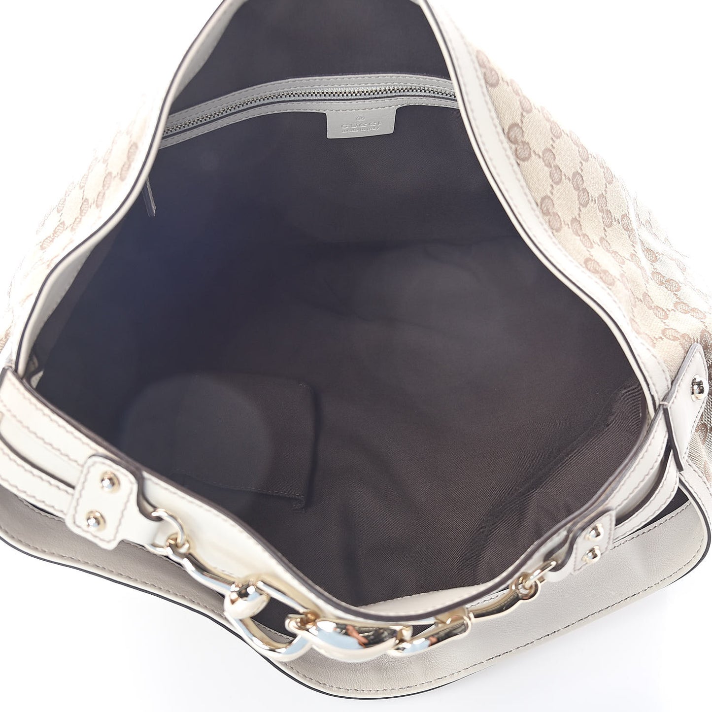 Monogram Large Wave Hobo Off White