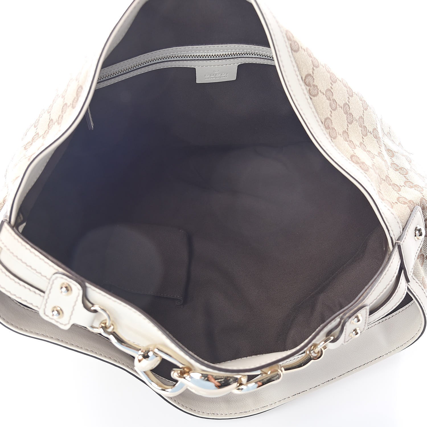 Gucci Monogram Large Wave Hobo Off White 5 of 9