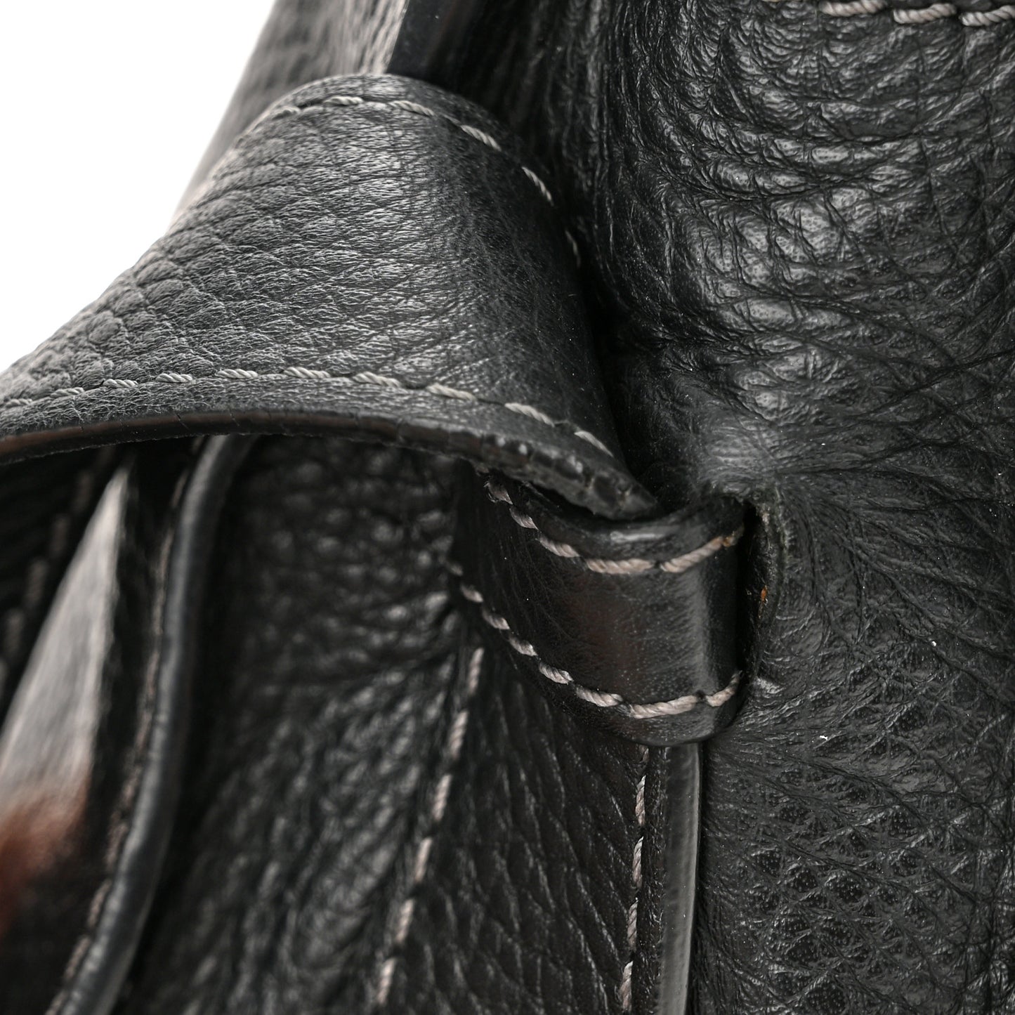 Calfskin Medium Marcie Round Crossbody Bag Black