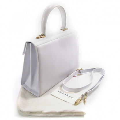 FASHIONPHILE SALVATOREFERRAGAMOLadyGanciniBagWhite 3 of 9