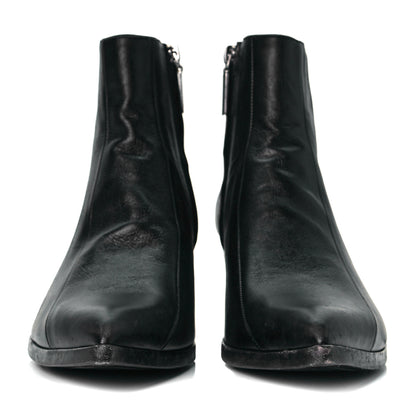 Saint Laurent Calfskin Finn 60 Ankle Boots 40 Black 2 of 11