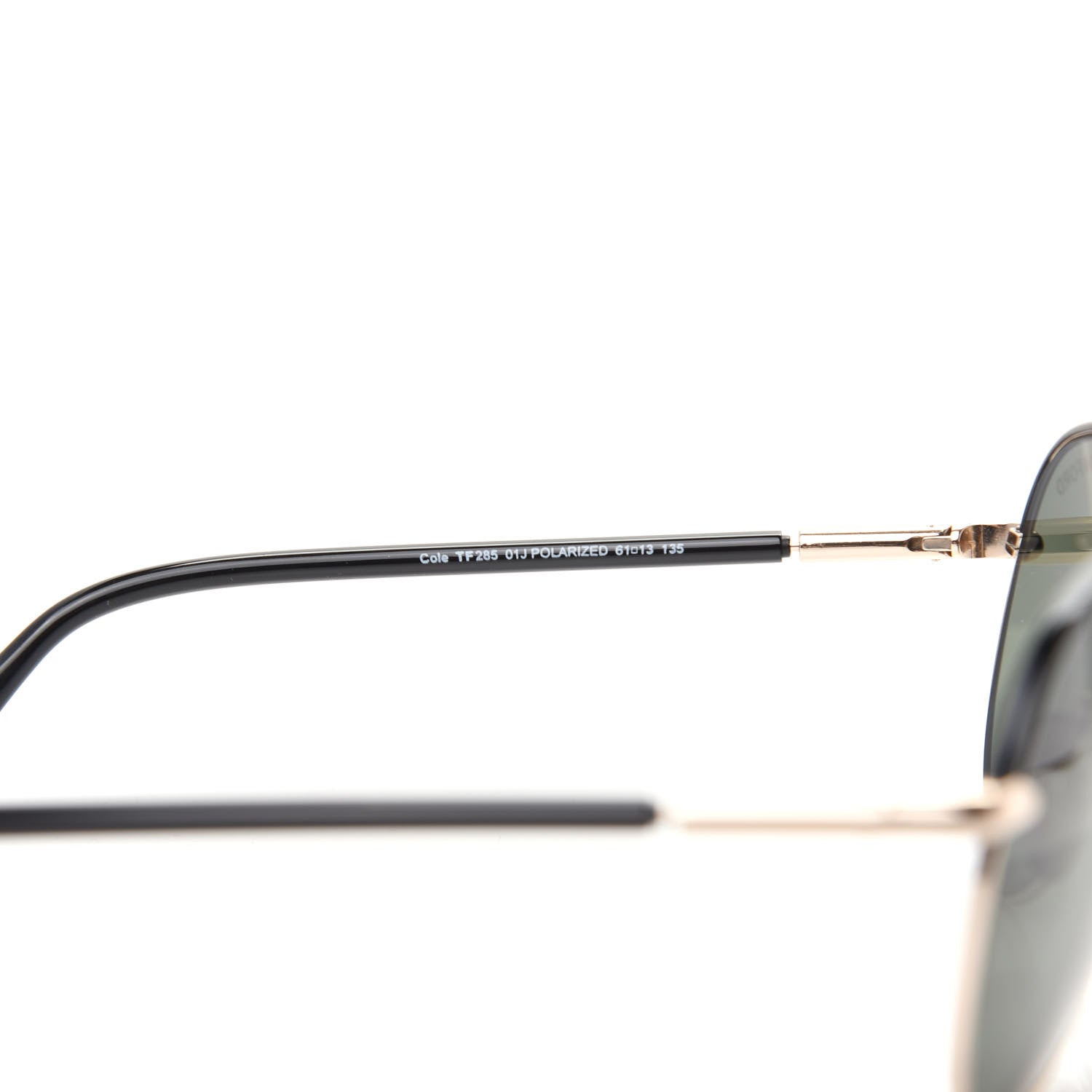Tom Ford Metal Cole Aviator Polarized Sunglasses TF285 Black 6 of 8