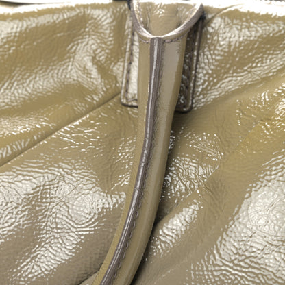 Saint Laurent Textured Patent Medium Easy Sac Taupe 13 of 13
