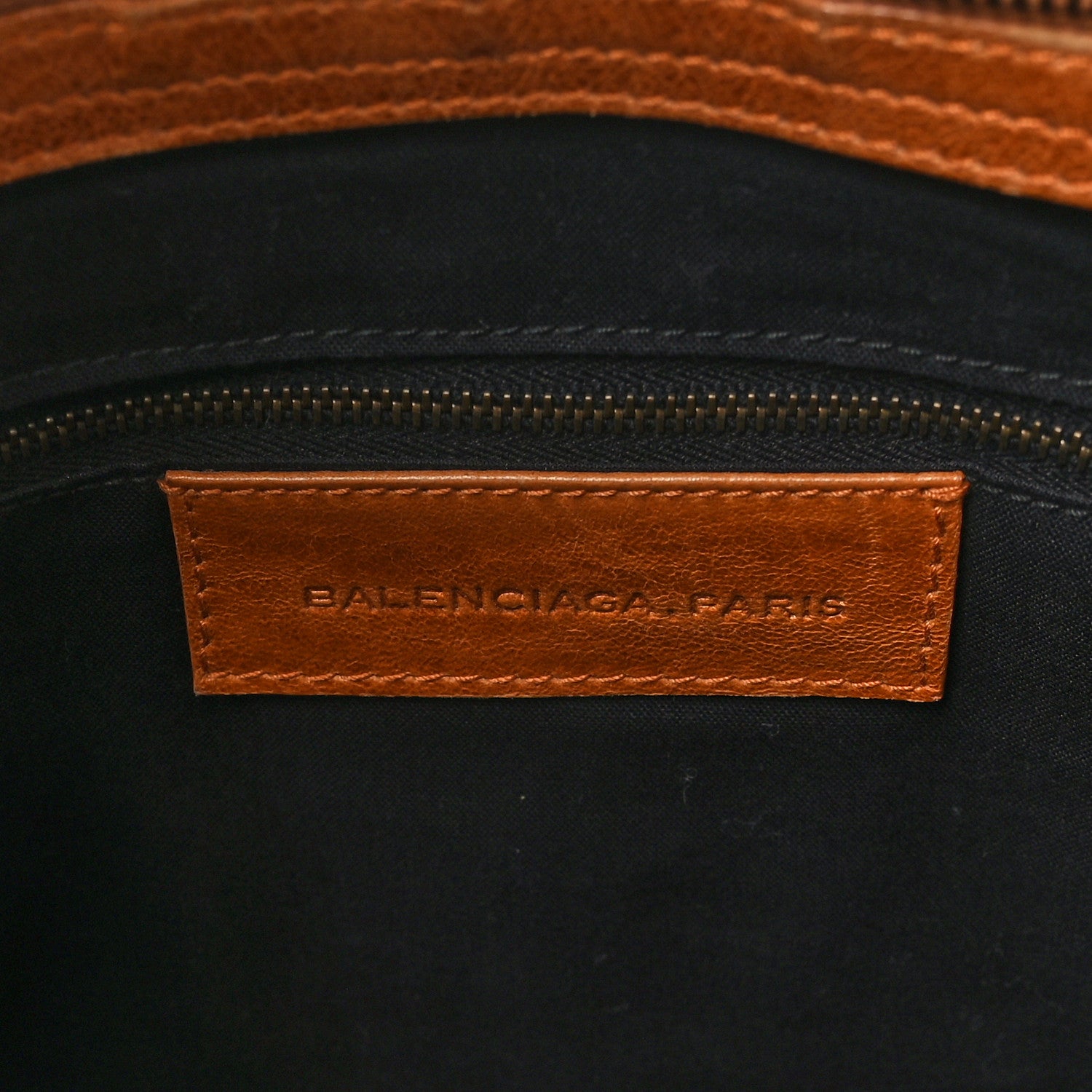 Balenciaga Chevre Classic Hardware Mid Afternoon Tote Camel 6 of 9
