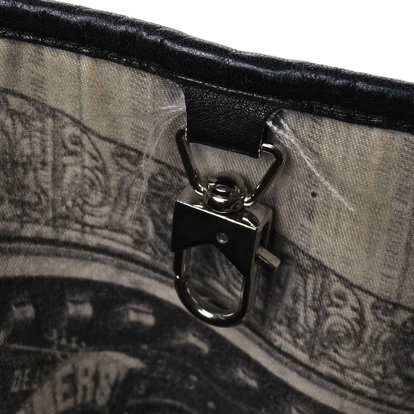 Calfskin Canvas 1920 M Monogram MM Tote Black Multicolor