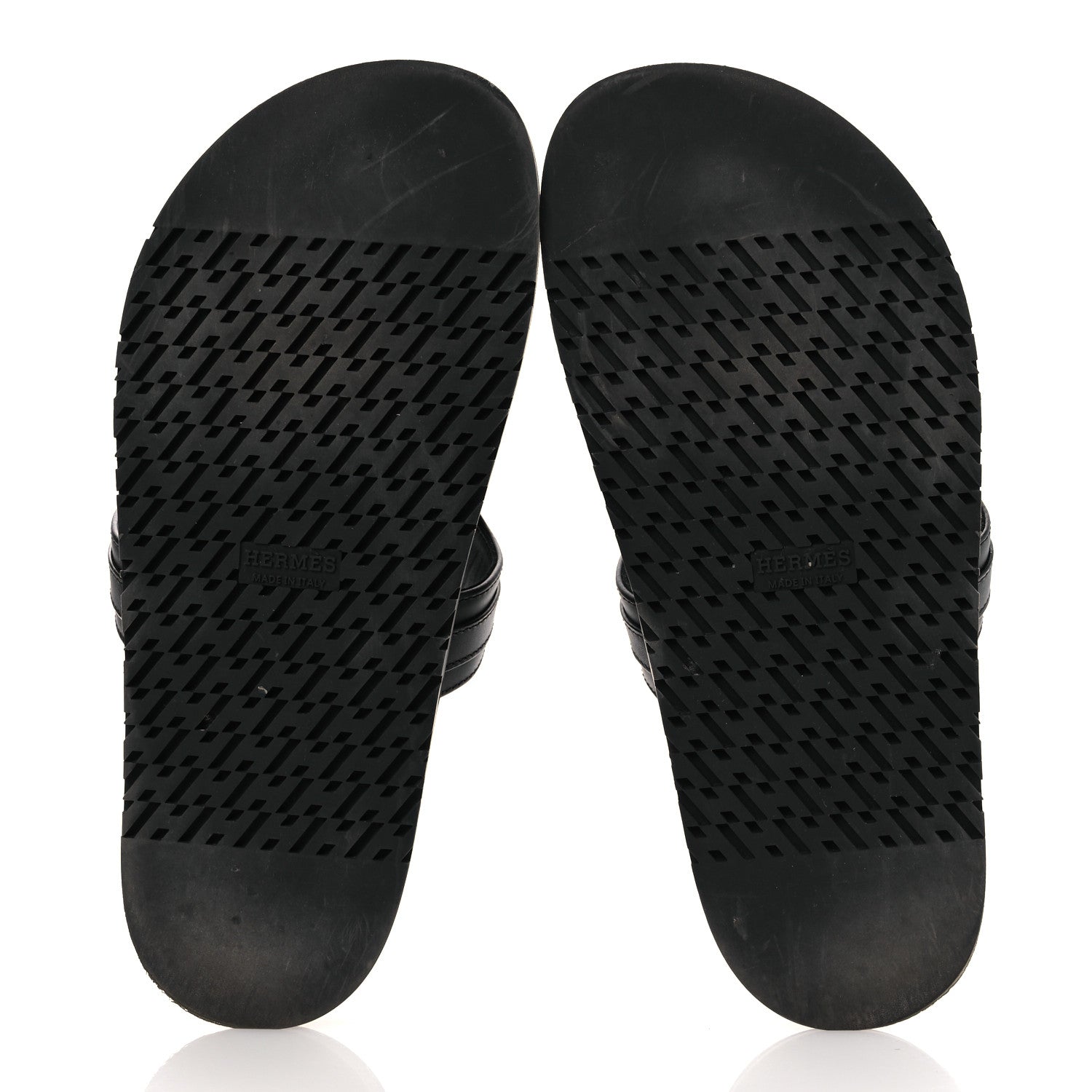 Hermes Calfskin Womens Empire Sandals 39 Black 7 of 14