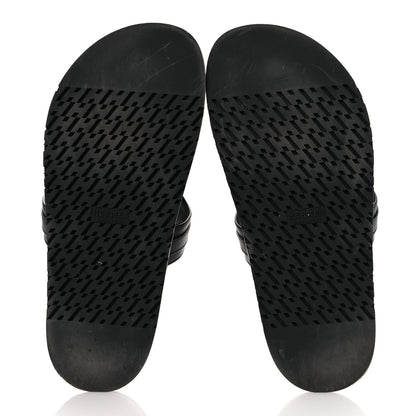 Hermes Calfskin Womens Empire Sandals 39 Black 7 of 14