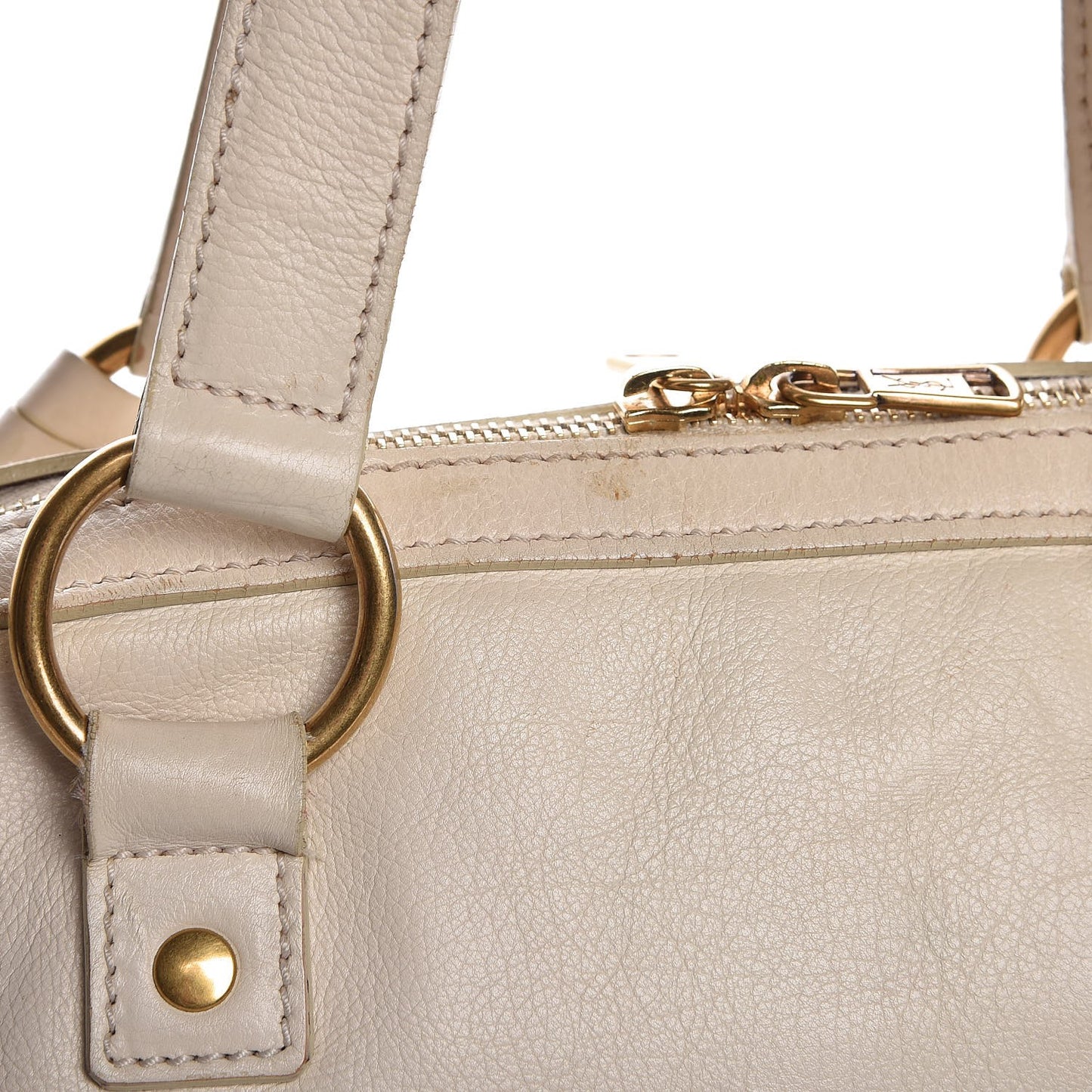Calfskin Oversized Muse Ivory