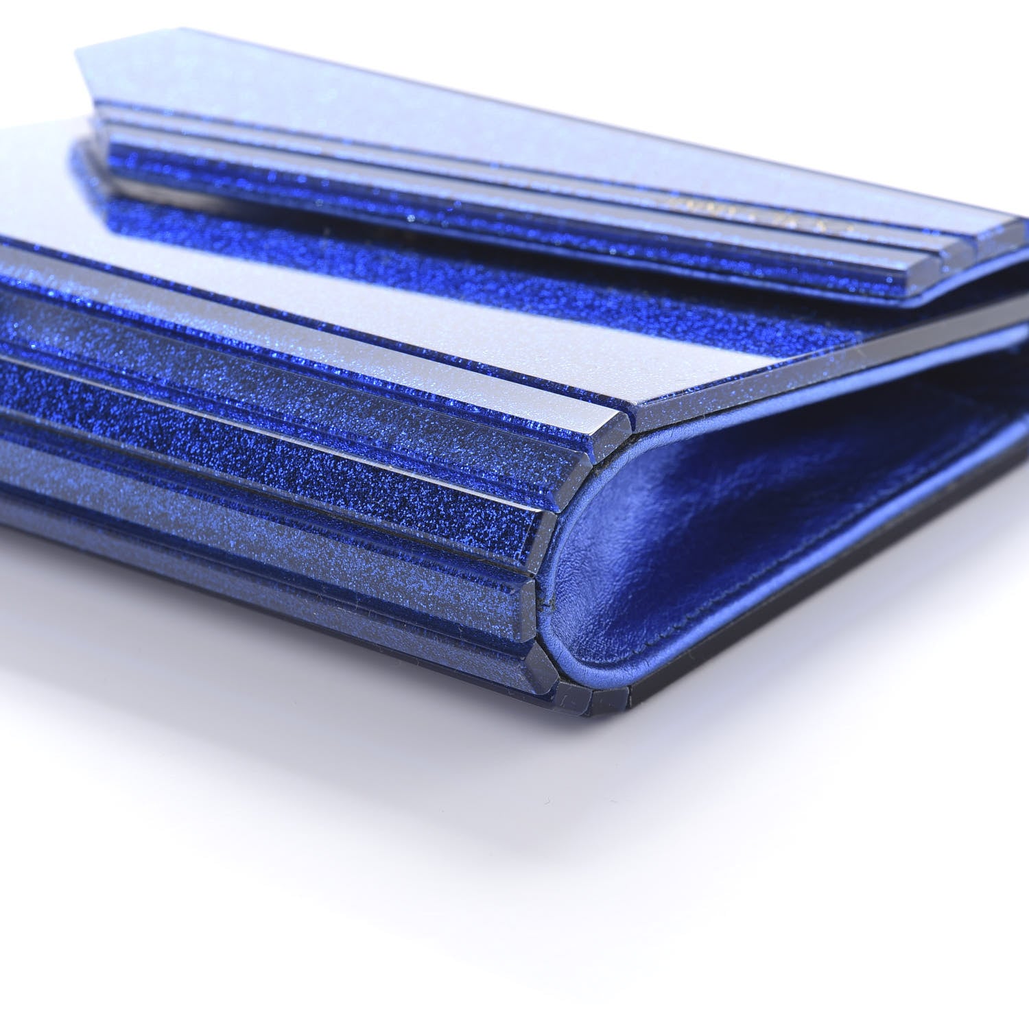 Jimmy Choo Acrylic Glitter Candy Clutch Blue 7 of 9