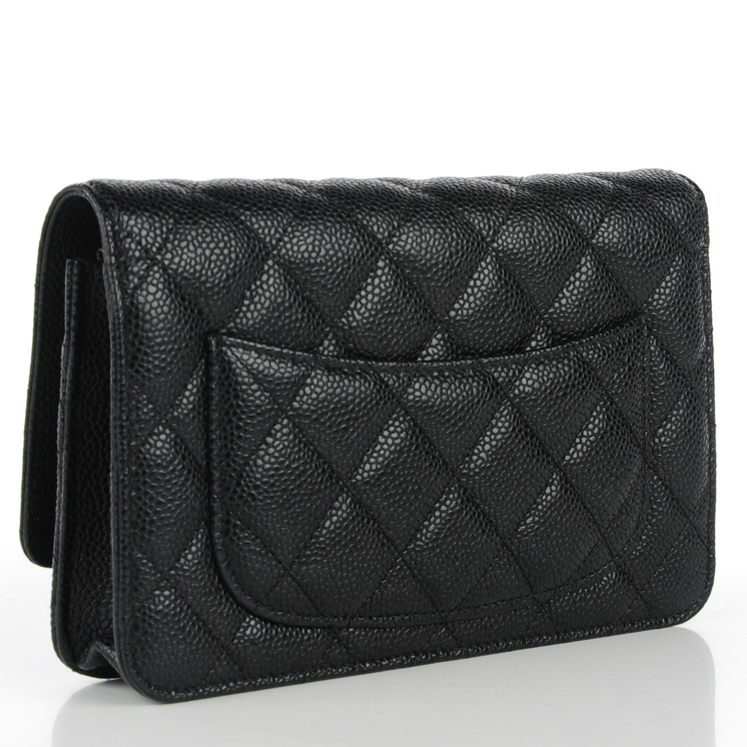 Chanel Caviar Quilted Wallet On Chain WOC Black 3 of 8