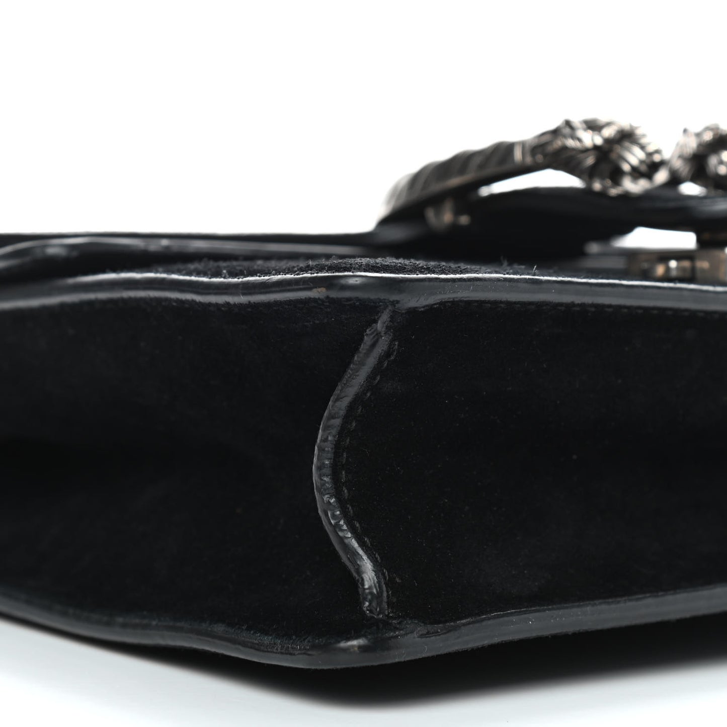 Suede Mini Dionysus Shoulder Bag Black