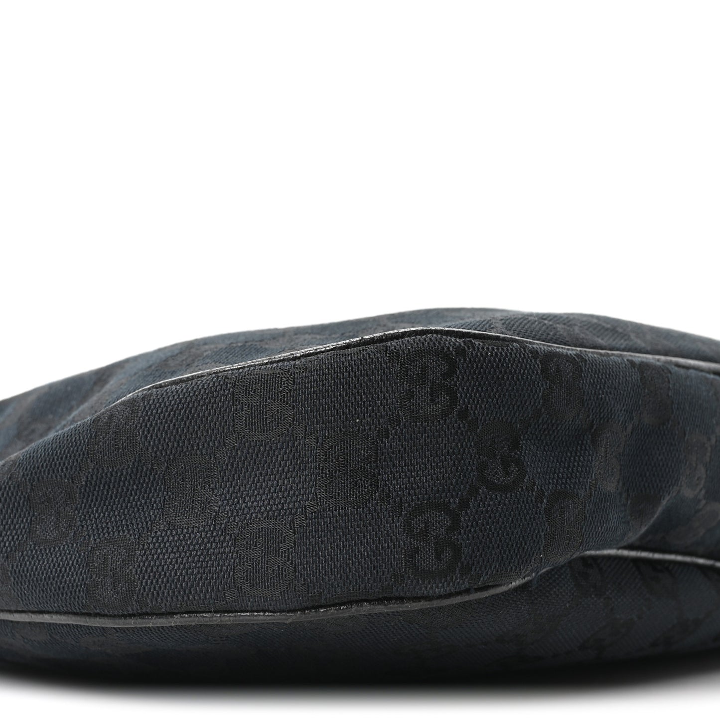 Monogram Medium Half Moon Hobo Black