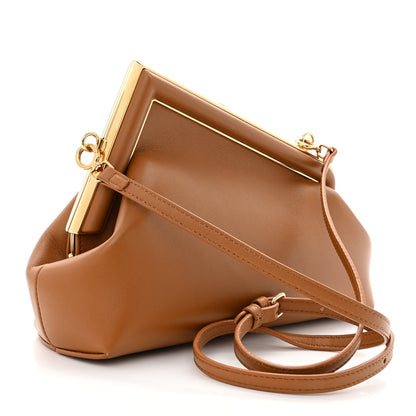 Fendi Shiny Nappa Small Fendi First Caramello 3 of 11