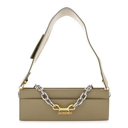 Jacquemus Smooth Calfskin Le Sac Ciuciu Khaki 1 of 12