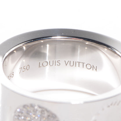 Louis Vuitton 18K White Gold Diamonds Empreinte Large Ring 56 US 7.5 5 of 6