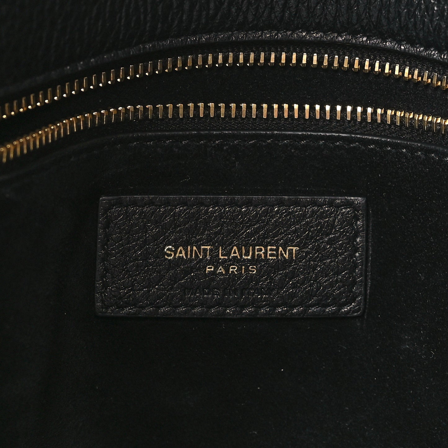Grained Deerskin Bea Tote Black
