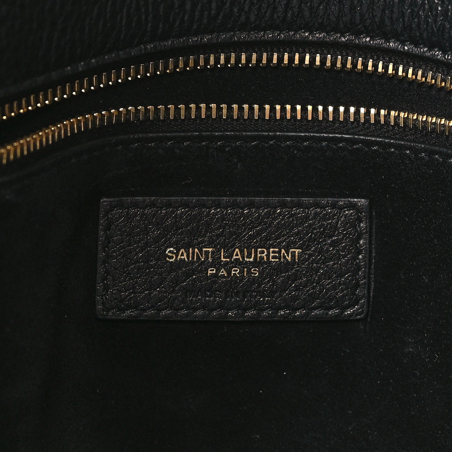 Saint Laurent Grained Deerskin Bea Tote Black 6 of 9
