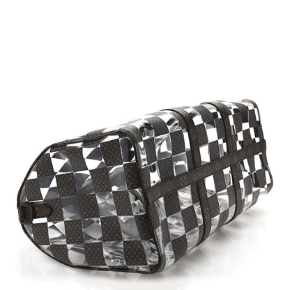 Louis Vuitton PVC Monogram Chess Keepall Bandouliere 50 3 of 8