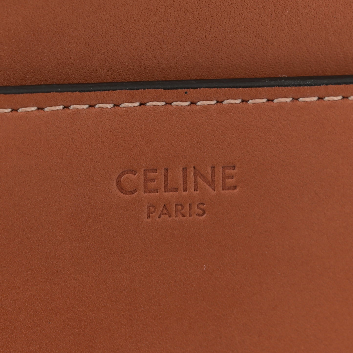 Satinated Calfskin Small 16 Top Handle Bag Tan