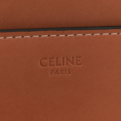 Celine Satinated Calfskin Small 16 Top Handle Bag Tan 6 of 11