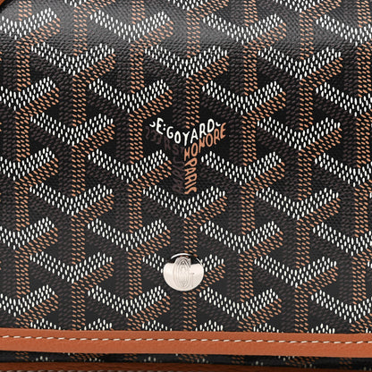 Goyard Goyardine Plumet Wallet Clutch Black Gold 9 of 11