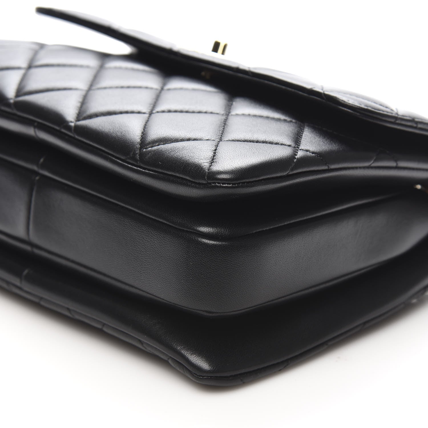 Chanel Lambskin Quilted Small Trendy CC Dual Handle Flap Bag Black 9 of 10
