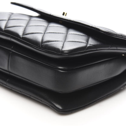 Chanel Lambskin Quilted Small Trendy CC Dual Handle Flap Bag Black 9 of 10