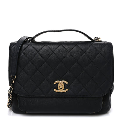 Chanel Caviar Quilted Large Business Affinity Flap Black 1 of 10
