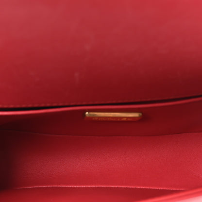 Chanel Galuchat Stingray Small Boy Flap Red 5 of 10