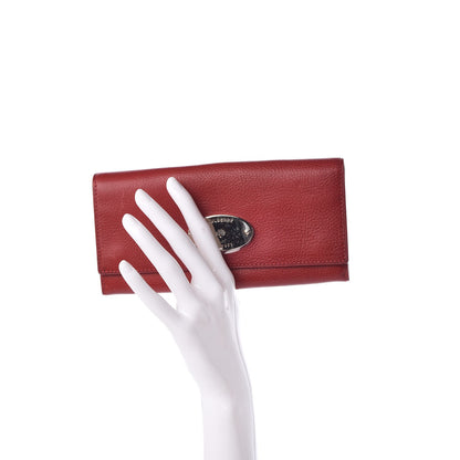 Mulberry Classic Grain Continental Wallet Poppy Red 2 of 8