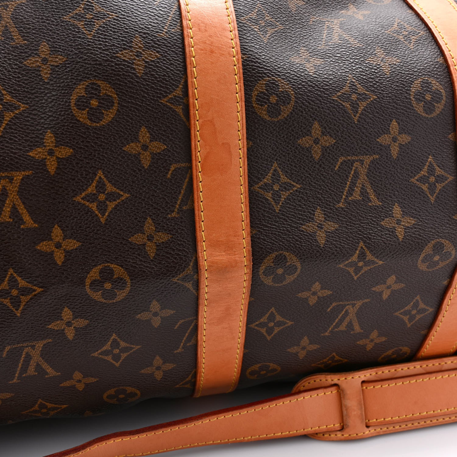 Louis Vuitton Monogram Keepall Bandouliere 55 14 of 15