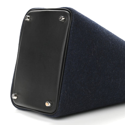 Hermes Feutre Swift Picotin Lock 18 PM Bleu Nuit Black 10 of 11