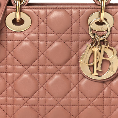 Christian Dior Lambskin Cannage Small My ABCDior Lady Dior Fard 8 of 10