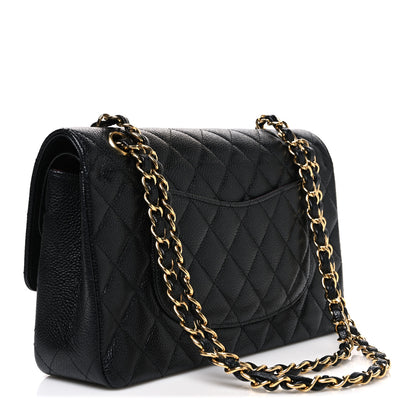 Chanel Caviar Quilted Medium Double Flap Black 3 of 10