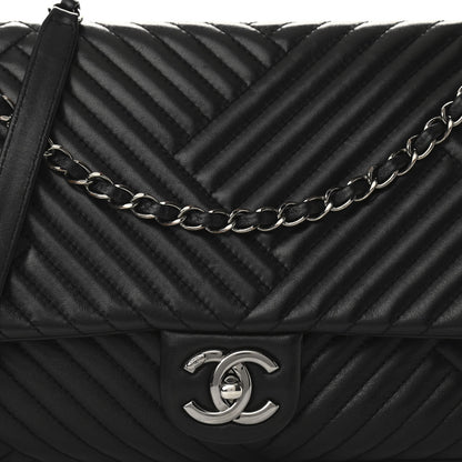 Chanel Lambskin Large CC Crossing Flap Black 8 of 10