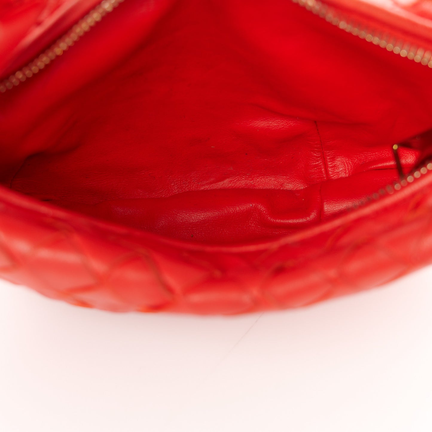 Nappa Intrecciato Mini Jodie Red