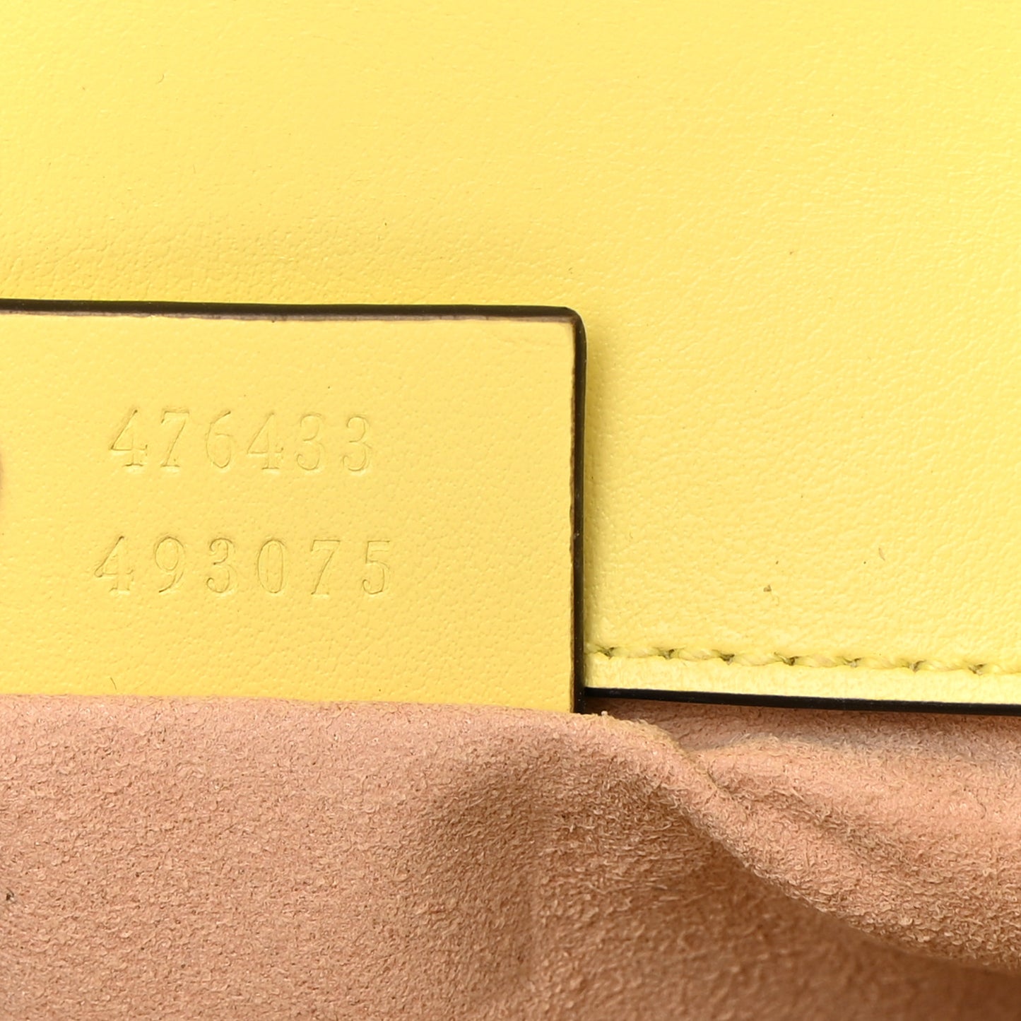 Calfskin Matelasse Super Mini GG Marmont Shoulder Bag Banana