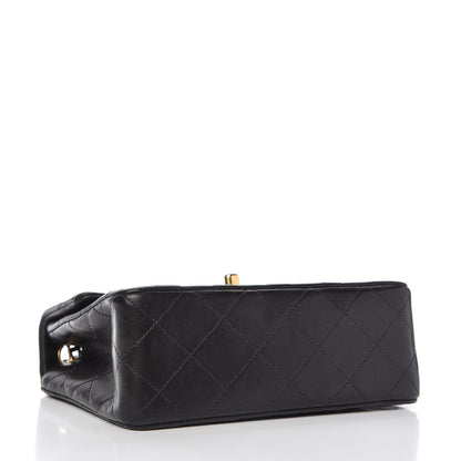 Chanel Lambskin Quilted Mini Square Flap Black 4 of 12
