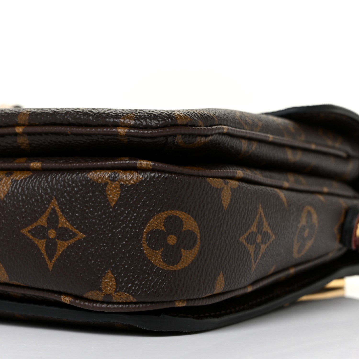 Louis Vuitton Monogram Braided Pochette Metis Safran 8 of 9