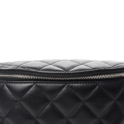 Chanel Lambskin Quilted Waist Belt Bag Black 10 of 10
